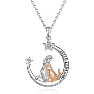 Vousez - Collar Mujer Perro Mascota Plata 925