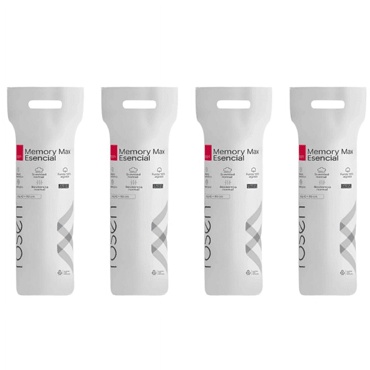 Rosen - Pack 4 Almohadas Viscoelástica Memory Max Esencial Americana 42x62 Cm