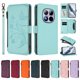 thumbnail image 3 of Funda Cartera Mariposa para [Xiaomi Redmi Note 15 Pro Plus 5G] con Soporte y Cremallera Verde menta, 3 of 6
