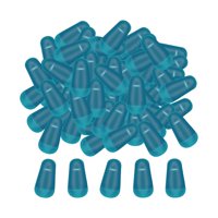 Ioensy - 100X Pesca Bobber Space Beans Pesca Flotador Paradas Para Stream Lakes Panfish 6.5X2.8Mm