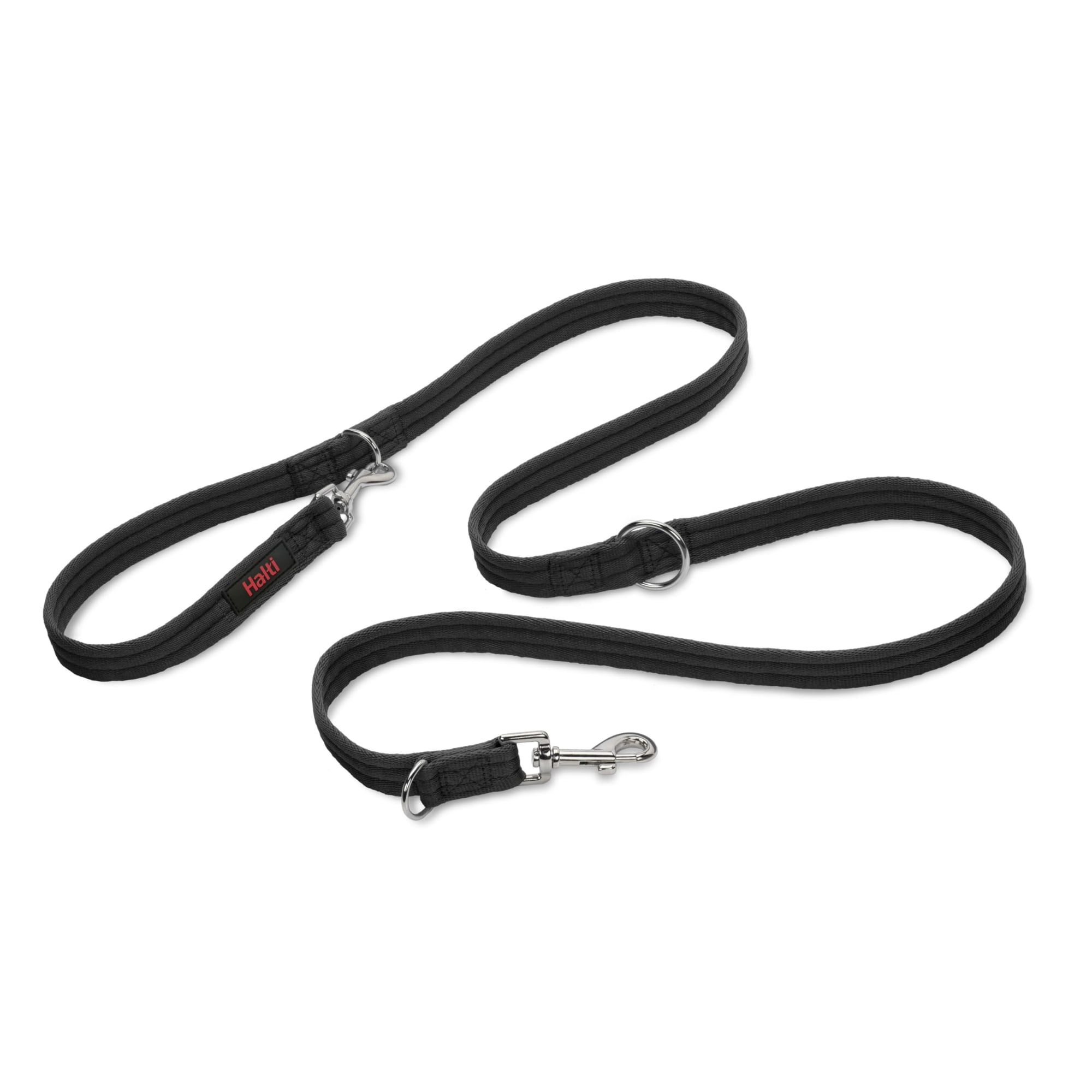 Correa De Entrenamiento Halti Multifuncional Con Doble Punta Para Perros, Color Negro