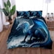 thumbnail image 1 of Dangerous Dragon Duvet Cover Set EU Single Double King US Twin Full Queen Size Bed Linen Set Cute Duvet Cover Bed Bed Sheets, 1 of 5