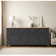 thumbnail image 1 of Aparador Buffet XL de Madera "Grand Storage" - Gris Grafito - 180x40x80 cm, 1 of 3