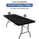 thumbnail image 3 of Funda de mantel Homing de poliéster impermeable, 240 x 76 cm, color negro, 3 of 3