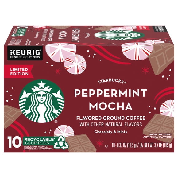 Cápsulas K-Cup Starbucks Peppermint Mocha (10 unidades)