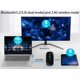 thumbnail image 4 of Mouse inalámbrico WREANU de doble modo, recargable, LED, negro, 4 of 7