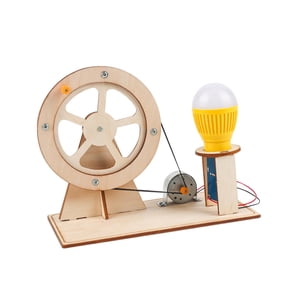 Bothyi - Experimento Científico Del Generador De Energía Con Manivela Manual De Madera Para Niños Y Niñas