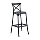 thumbnail image 1 of Taburete Crossback Negro 65cm | Comodidad & Estilo negro, 1 of 3