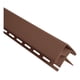 thumbnail image 2 of Esquinero Exterior Siding Pvc 50mm Nogal 3mts Dvp, 2 of 3