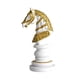 thumbnail image 5 of Estatuilla De Resina Artesanal, Estatua De Ajedrez Internacional Para Dormitorio, Oficina, Estantería, Caballo, 5 of 5