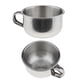 thumbnail image 1 of 2 piezas taza de afeitar de acero inoxidable para hombres tazas tazas de taza de jabón para barba de barbero, 1 of 3