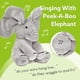 thumbnail image 4 of Peluche Elefante Tippi Peek a Boo 30x30x33 cm Suave, 4 of 8