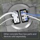 thumbnail image 2 of Sistema de caja de suelo Leviton FBBOX-GY de 2 elementos, color gris concreto, 2 of 5