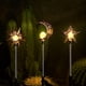 thumbnail image 1 of Luces solares de estaca para jardín Tryme, paquete de 3, luna, sol y estrella, 1 of 8