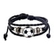 thumbnail image 4 of Pulsera de fútbol, ​​joyería, dije casual, pulsera de fútbol de moda, pulsera para Fútbol blanco y negro, 4 of 5