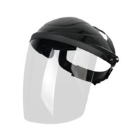 Magideal - Casco De Soldadura Con Máscara De Soldadura Montada En La Cabeza, Resistente A Caídas, Visible, Equipo De Protección, Protector Facial De Seguridad Pa Top Negro Transparente