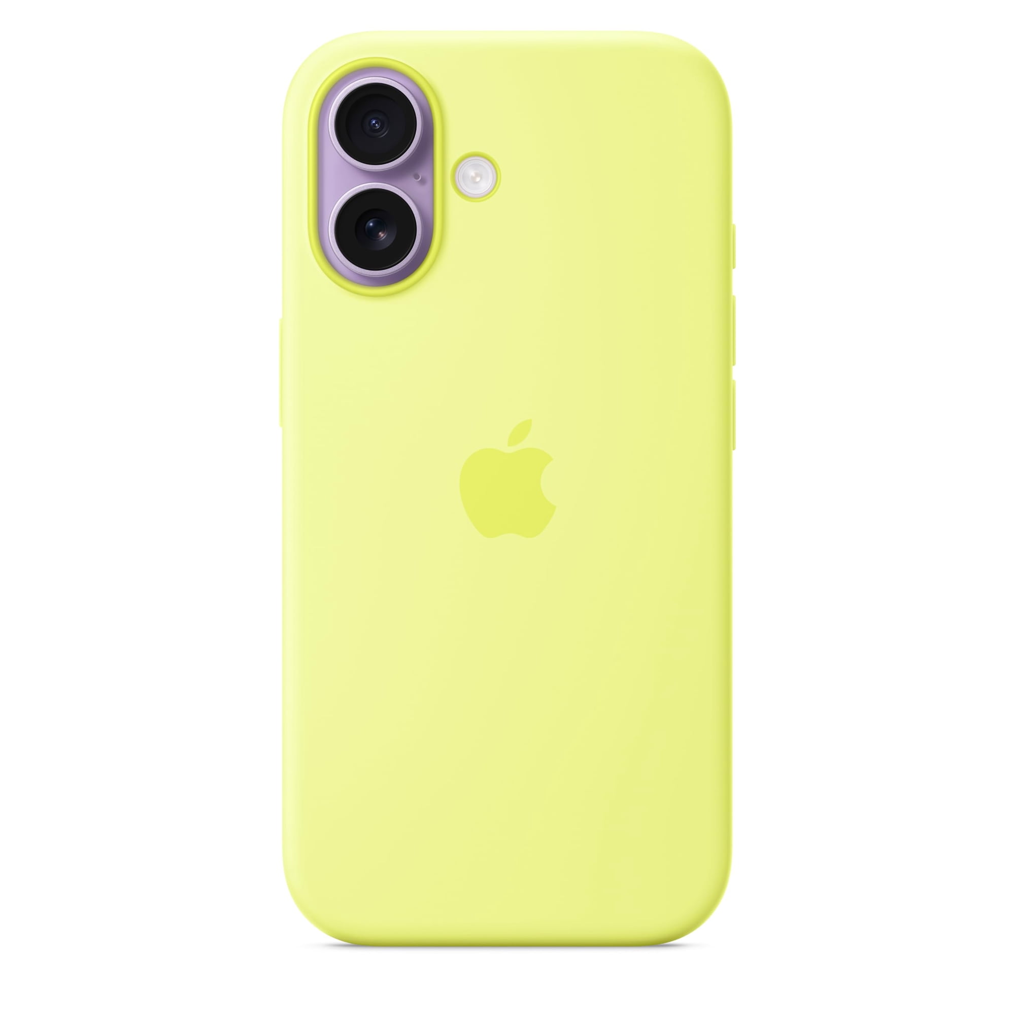 Funda De Silicona Apple Iphone 17 Amarillo Neón Magsafe