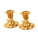 thumbnail image 1 of 2 Piezas Candelabro Elegante Candelabro Para Comedor Sala De Estar Dorado Con Lazo, 1 of 5
