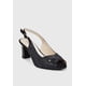 thumbnail image 4 of Sandalia Cuero Jamila Negro con brillos, 4 of 5