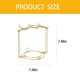 thumbnail image 2 of Expositor de tazas y platillos LXFNDZW de metal dorado para encimera, 2 of 5
