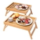 thumbnail image 1 of Bandeja para Cama Fibogollo de Bambú con Patas Plegables 40x30 cm, 1 of 6