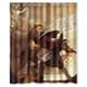 thumbnail image 1 of Cortina de ducha Gladiator, juego de cortina de baño con ganchos, tamaño 60 x 72 pulgadas, 1 of 3