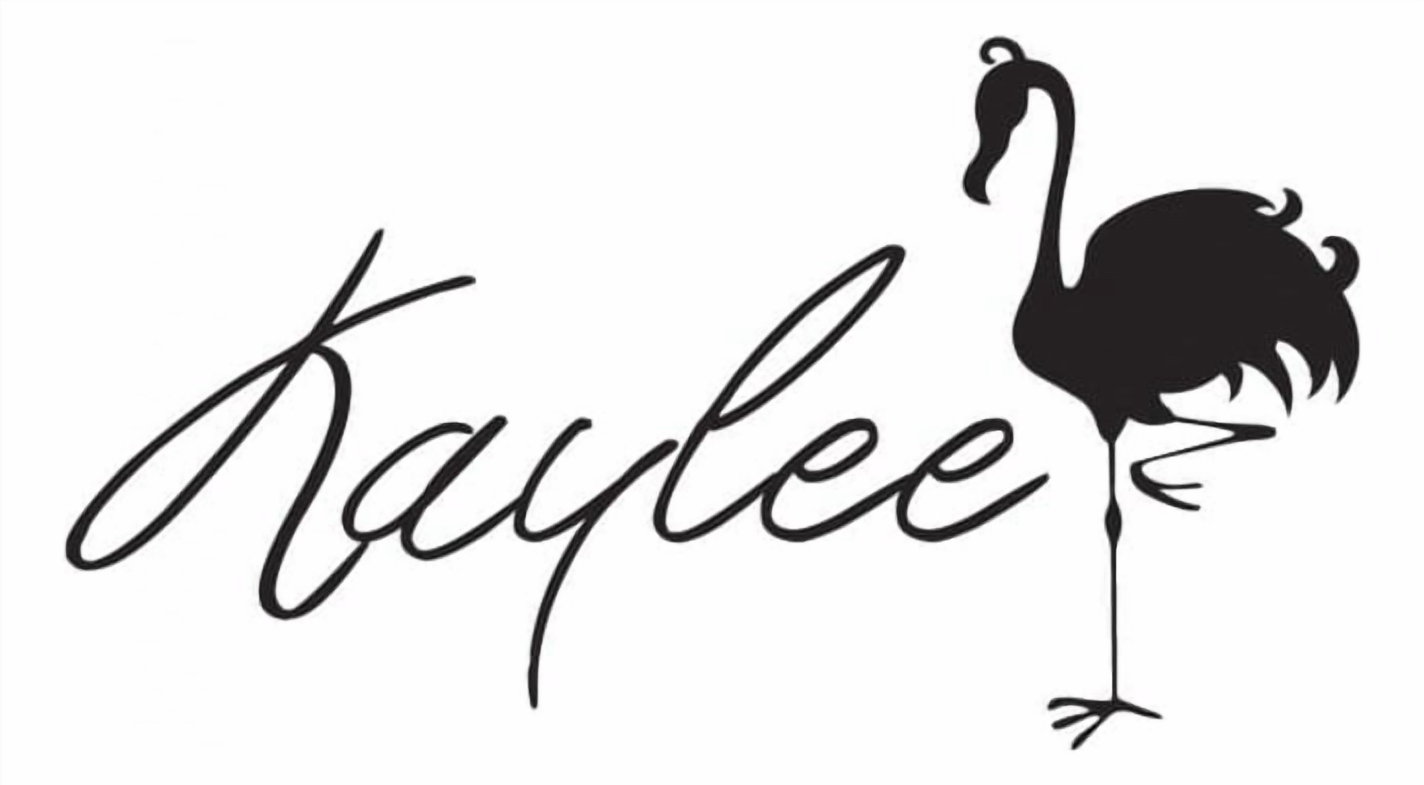 Rienda Libre Graphics - Decomural Personalised Name Flamingo Ws-44285