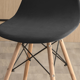 thumbnail image 5 of suxuMhao Funda Elástica Negra para Silla, Paquete de 2, Protectores Esponjosos para Sillas de Comedor sin Brazos, Tamaño Universal, Fundas Antipolvo para Sillas sin Brazos con Respaldo Curvo, Fundas, 5 of 5