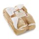 thumbnail image 1 of Manta Genteele Sherpa Super Soft 130 x 150 cm, color camel/blanco, 1 of 6
