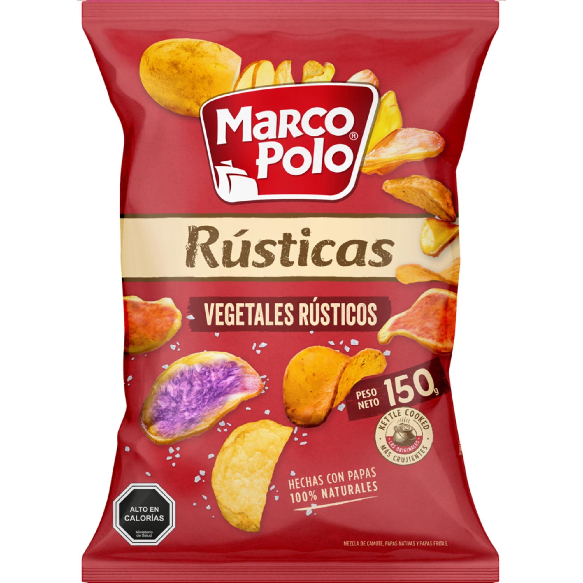 Papas Fritas Rústicas Vegetales 150 g Marco Polo