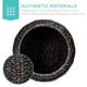 thumbnail image 4 of Cesta de almacenamiento Best Choice Products Vintage Jacinth Black, 4 of 7