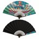 thumbnail image 5 of Ponyo Abanico Plegable Chino, Abanico de Mano de Poliéster Plegable, Abanicos para Baile Fiesta Hogar, Adecuado para Hogar, Oficina, Fiesta, 5 of 6