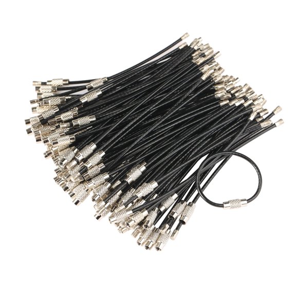 Llavero CrocSee 10 cm Negro 100 unidades