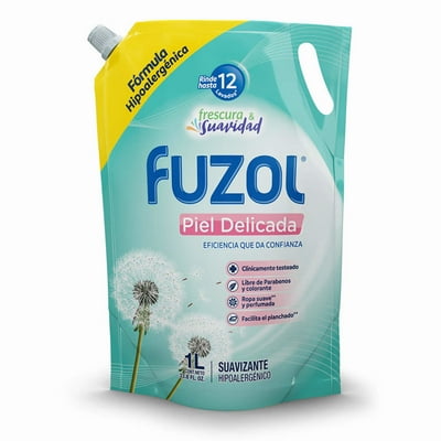 Suavizante Líquido Hipoalergénico Piel Sensible Doypack 1 L Fuzol