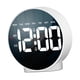 thumbnail image 5 of Relojes De Mesa Digitales LED Reloj Despertador Digital Para El Hogar Mesita De Noche Sala De Estar Blanco, 5 of 5