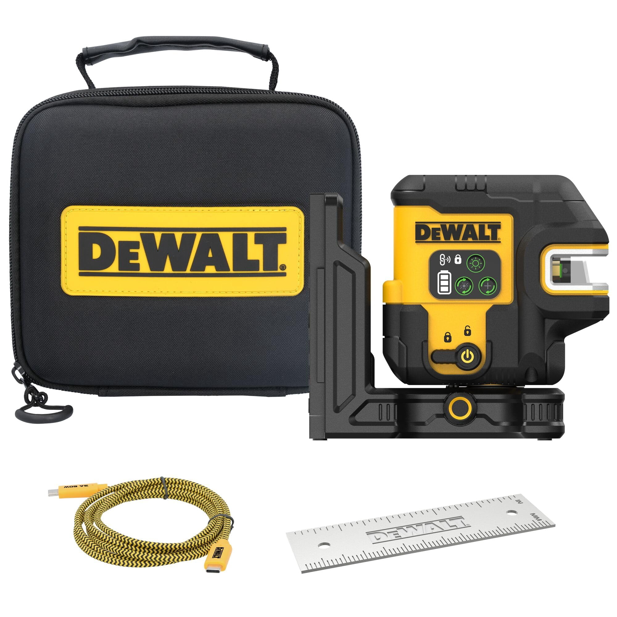 Nivel Láser Dewalt Dcle14251gb Usb Recargable Verde