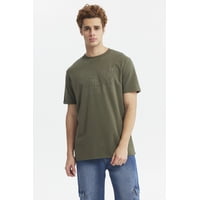 Fashionspark - Polera Hombre Regular Print A Tono Verde Militar