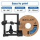 thumbnail image 3 of Filamento para impresora 3D 3DHojor Matte PLA, 1,75 mm, 1 kg, negro mate, 3 of 6
