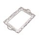thumbnail image 5 of Bandeja Decorativa Con Placa De Espejo Retro Nórdico Para Bodas, Adornos Para El Hogar, Postre, Rectángulo Blanco, 5 of 5