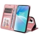 thumbnail image 3 of Funda Billetera para OnePlus Nord 2T con Porta Tarjetas y Soporte Ajustable Rosa, 3 of 5