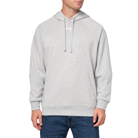 Buzo Under Armour Rival Fleece Gris Grande Largo