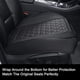 thumbnail image 5 of Funda de asiento de coche Black Panther Luxury de piel sintética en la parte delantera, 5 of 7
