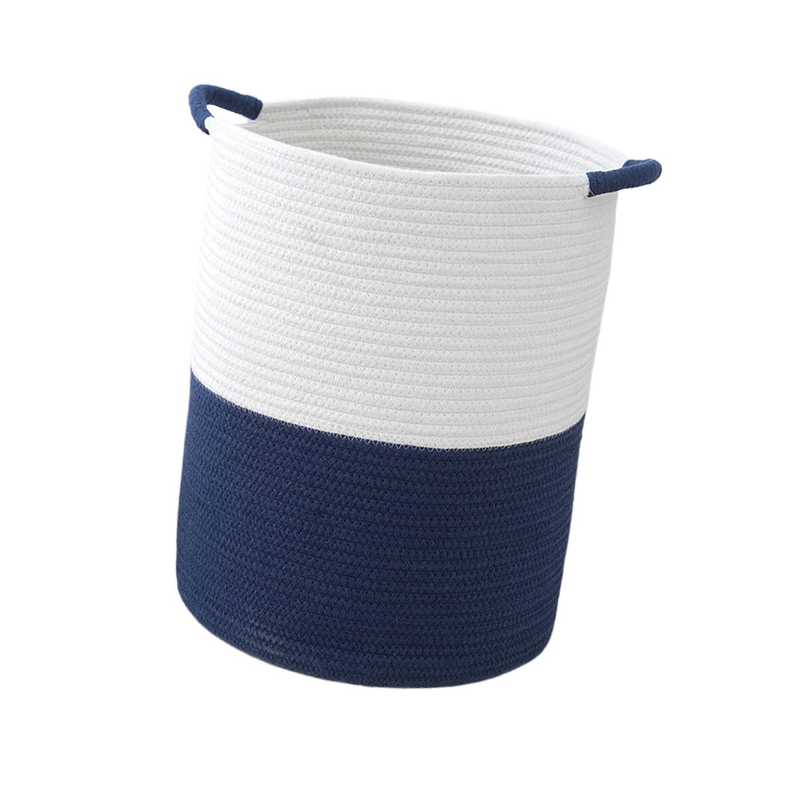 Magideal - Cesta De Almacenamiento Para Organizar La Ropa, Cesta De Lavandería, Práctica Y Moderna, Cesta De Ropa Para Organizar El Hogar, La Sala De Estar Y El Azul