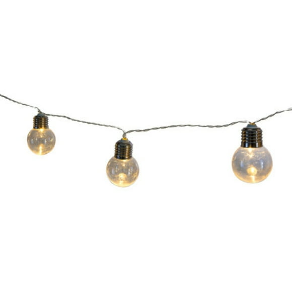 LEDZONE LUCES DECO BLANCA TRANSPARENTE PILA