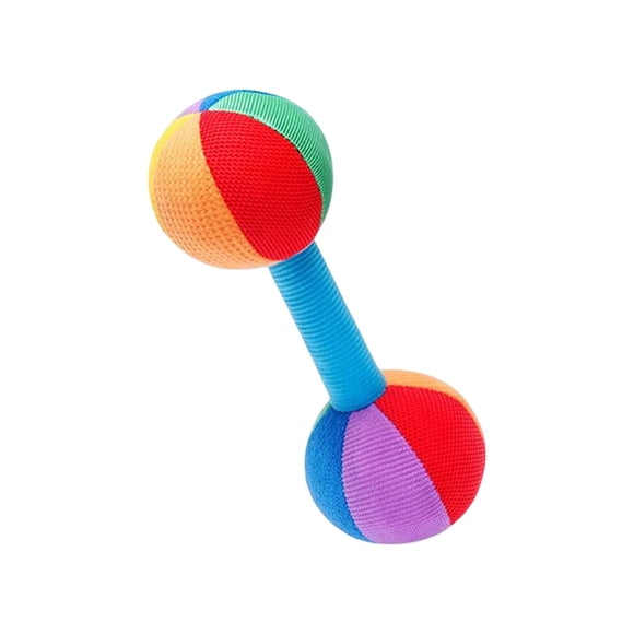 Sensory Hand Barbell Desarrollo Temprano Suave Para Regalo Presente Niños Recién Nacidos Coloridos