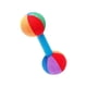 thumbnail image 1 of Sensory Hand Barbell Desarrollo Temprano Suave Para Regalo Presente Niños Recién Nacidos Coloridos, 1 of 5
