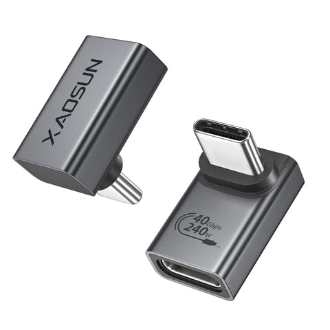 Adaptador Usb C Xaosun Ángulo Recto 90 Grados 240W