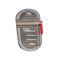 Bothyi - Estuche De Jabón De Viaje, Soporte Para Barra De Jabón, Contenedor De Jabón Para Gimnasio, Baño, Ducha, Negro Transparente