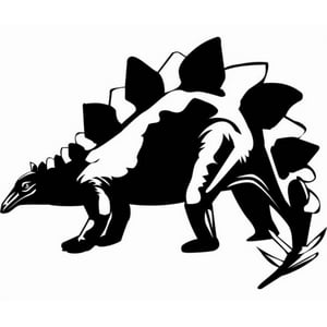 Rienda Libre Graphics - Decomural Stegosaurus Prehistoric Dinosaur Ws-17557