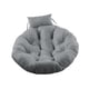 thumbnail image 4 of Cojín Para Silla Colgante, Cojín Redondo Para Asiento, Almohada Para Sala De Estar, Jardín, Patio, Color Gris, 4 of 5